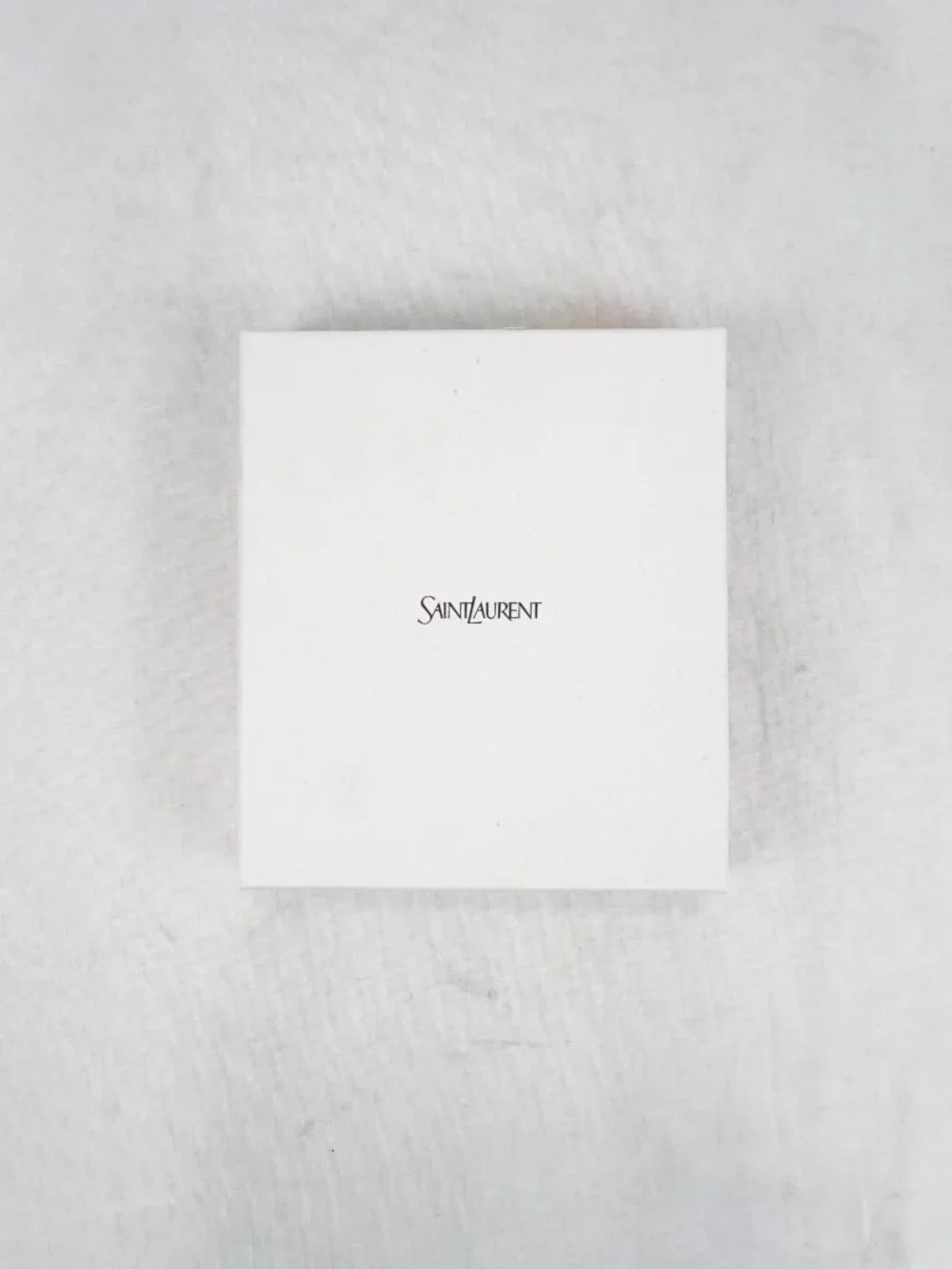 Saint Laurent Cassandre Matelasse Fragments Card Case Wallet In Dark Beige - NWT - Picture 9 of 11